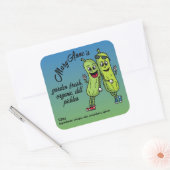 Prachtige Sticker met Malle Augurken (Envelop)