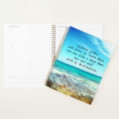 Prachtige strand en een perfecte Motivatie prijsop Planner (Display)