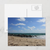 Prachtige strand scene briefkaart (Voorkant / Achterkant)