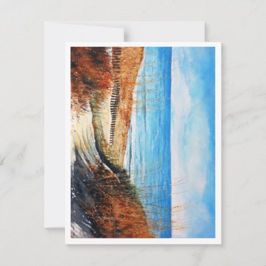 Prachtige strand zandduinen kunst (Voorkant)