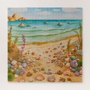 Prachtige strand/Zee kust Legpuzzel