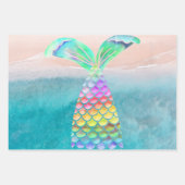 Prachtige stranden en zeemeerminnen voor zee inpakpapier vel (Voorkant 2)