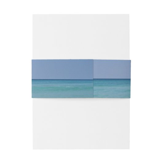 Prachtige strandfotografie gepersonaliseerde bruil uitnodigingen wikkel (Achterkant Voorbeeld)