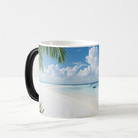 Prachtige strandlandschap Mok... Magische Mok (Voorkant links)