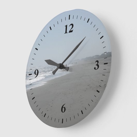 Prachtige strandwandklok grote klok (Hoek)