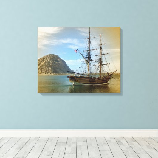 Prachtige stretched canvas print! afdruk (Insitu (Houten vloer))