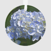 Prachtige Struik met lichtblauwe bloem Ornament (achterkant)