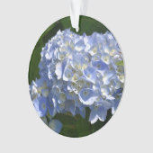 Prachtige Struik met lichtblauwe bloem Ornament (voorkant)