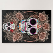 Prachtige Sugar Skull Art - Vier traditie Legpuzzel (Horizontaal)
