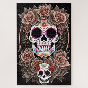 Prachtige Sugar Skull Art - Vier traditie Legpuzzel