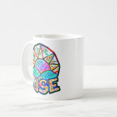 Prachtige Sun Rise ~ Uplifting Message Koffiemok (Voorkant links)