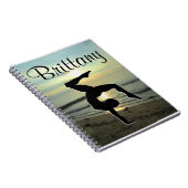PRACHTIGE SUNRISE CUSTOM GYMNASTIEK TIJDSCHRIFT NOTITIEBOEK (Rechterzijde)