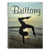 PRACHTIGE SUNRISE CUSTOM GYMNASTIEK TIJDSCHRIFT NOTITIEBOEK (Voorkant)