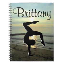 PRACHTIGE SUNRISE CUSTOM GYMNASTIEK TIJDSCHRIFT NOTITIEBOEK