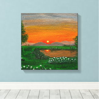 Prachtige Sunrise Stretched Canvas