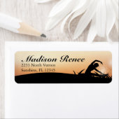 Prachtige Sunrise Yoga Fitness Etiket (Insitu)