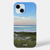 Prachtige Sunset Beach fotografie gepersonaliseerd Case-Mate iPhone Case (Achterkant)