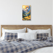 Prachtige Sunset Canvas Wall Art (Insitu (Slaapkamer))