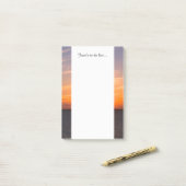 Prachtige Sunset | Foto van Turks- en Caicoseiland Post-it® Notes (Op bureau)