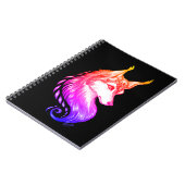 Prachtige Sunset Hand Drawn Wolf School-laptop Notitieboek (Linkerzijde)