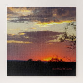 Prachtige Sunset Texas Hill Country Game Legpuzzel (Verticaal)