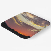 Prachtige Sunset Texas Hill Country Papieren Bordje (Gebogen)
