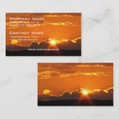 Prachtige Sunset Visitekaartje (Voorkant / Achterkant)
