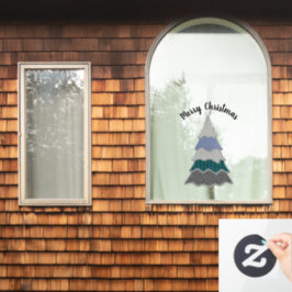 Prachtige Sweather Kerstboom Raamsticker