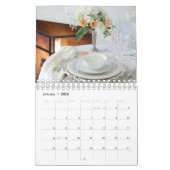 Prachtige tablescapkalender kalender (Jan 2026)