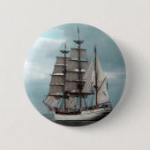 Prachtige Tall Ship Button (Voorkant)