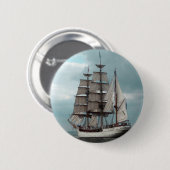 Prachtige Tall Ship Button (Voorkant /achterkant)