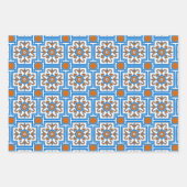 Prachtige tapijten Design die papierbladen overvul Inpakpapier Vel (Voorkant)