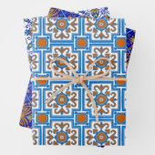 Prachtige tapijten Design die papierbladen overvul Inpakpapier Vel (In situ)