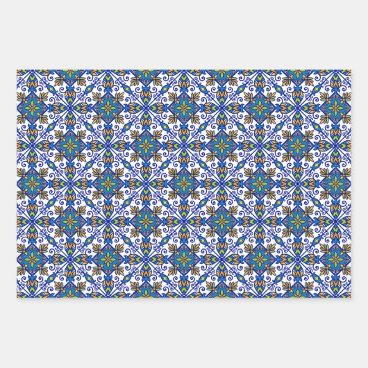 Prachtige tapijten Design die papierbladen overvul Inpakpapier Vel (Voorkant 3)