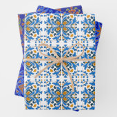 Prachtige tapijten Design die papierbladen overvul Inpakpapier Vel (In situ)