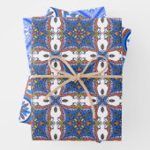 Prachtige tapijten Design die papierbladen overvul Inpakpapier Vel (In situ)