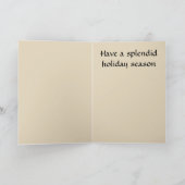 Prachtige Teapot Racing Kerstmis Feestdagen Kaart (Binnen)