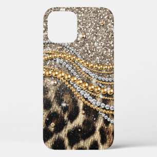 Prachtige teedy Leopard Faux Dierendruk Case-Mate iPhone Case