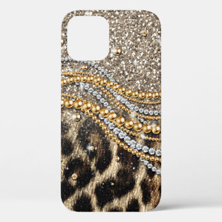Prachtige teedy Leopard Faux Dierendruk Case-Mate iPhone Case