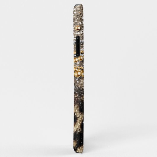 Prachtige teedy Leopard Faux Dierendruk Case-Mate iPhone Case (Achterkant/rechts)