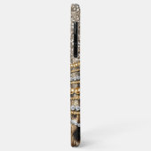 Prachtige teedy Leopard Faux Dierendruk Case-Mate iPhone Case (Achterkant/links)