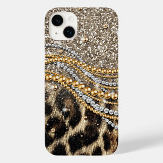 Prachtige teedy Leopard Faux Dierendruk Case-Mate iPhone 14 Plus Hoesje