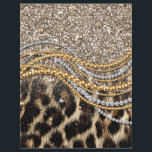 Prachtige teedy Leopard Faux Dierendruk Flyer<br><div class="desc">Dit ontwerp is voorzien van een prachtige en trendy luipaard met glitteraccenten. De faux pelsdierafdrukken zijn verkrijgbaar in tinten van geel goud, wit, grijs, bruin, zwart en crème. Het afbeelding is modieus en modern, met stijlvolle en artistieke elementen die u zeker kunnen bevallen. Het is perfect voor degenen die van...</div>