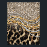 Prachtige teedy Leopard Faux Dierendruk Poster<br><div class="desc">Dit ontwerp is voorzien van een prachtige en trendy luipaard met glitteraccenten. De faux pelsdierafdrukken zijn verkrijgbaar in tinten van geel goud, wit, grijs, bruin, zwart en crème. Het afbeelding is modieus en modern, met stijlvolle en artistieke elementen die u zeker kunnen bevallen. Het is perfect voor degenen die van...</div>