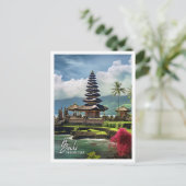 Prachtige tempel Bali Indonesië Briefkaart (Staand voorkant)