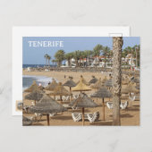 Prachtige Tenerife Beach Uitzicht Briefkaart! Briefkaart (Voorkant / Achterkant)