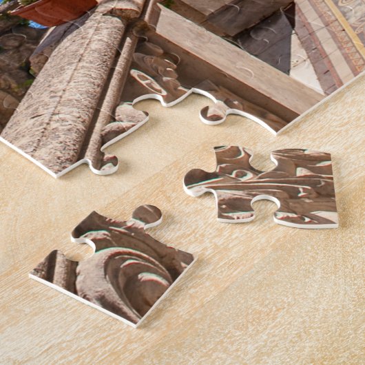 Prachtige terrace op het meer Como, Lombardije, It Legpuzzel (Zijkant)