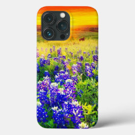Prachtige Texas bluebonnets Case-Mate iPhone Case