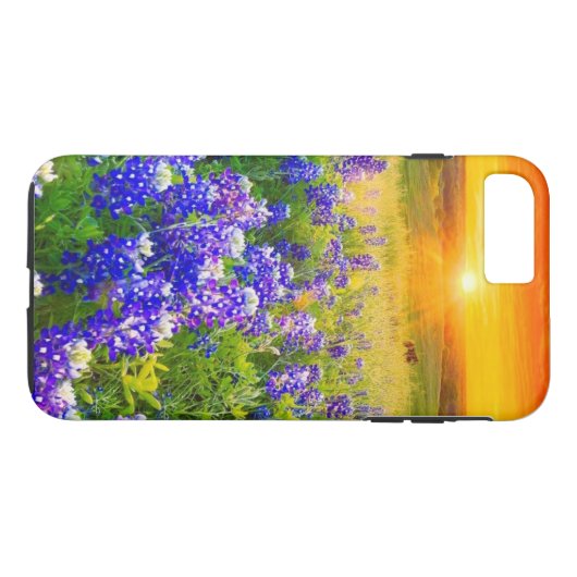 prachtige Texas bluebonnets Case-Mate iPhone Case (Achterkant (Horizontaal))