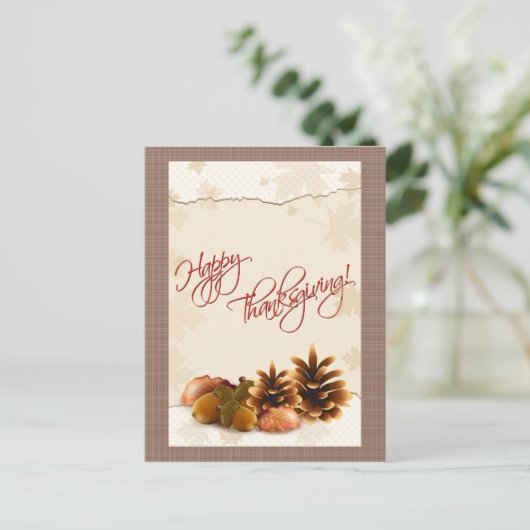 Prachtige Thanksgiving Briefkaart (Staand voorkant)